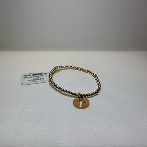 Enewton egirl Classic Gold 3mm Bead Bracelet - Blessed Gold Disc